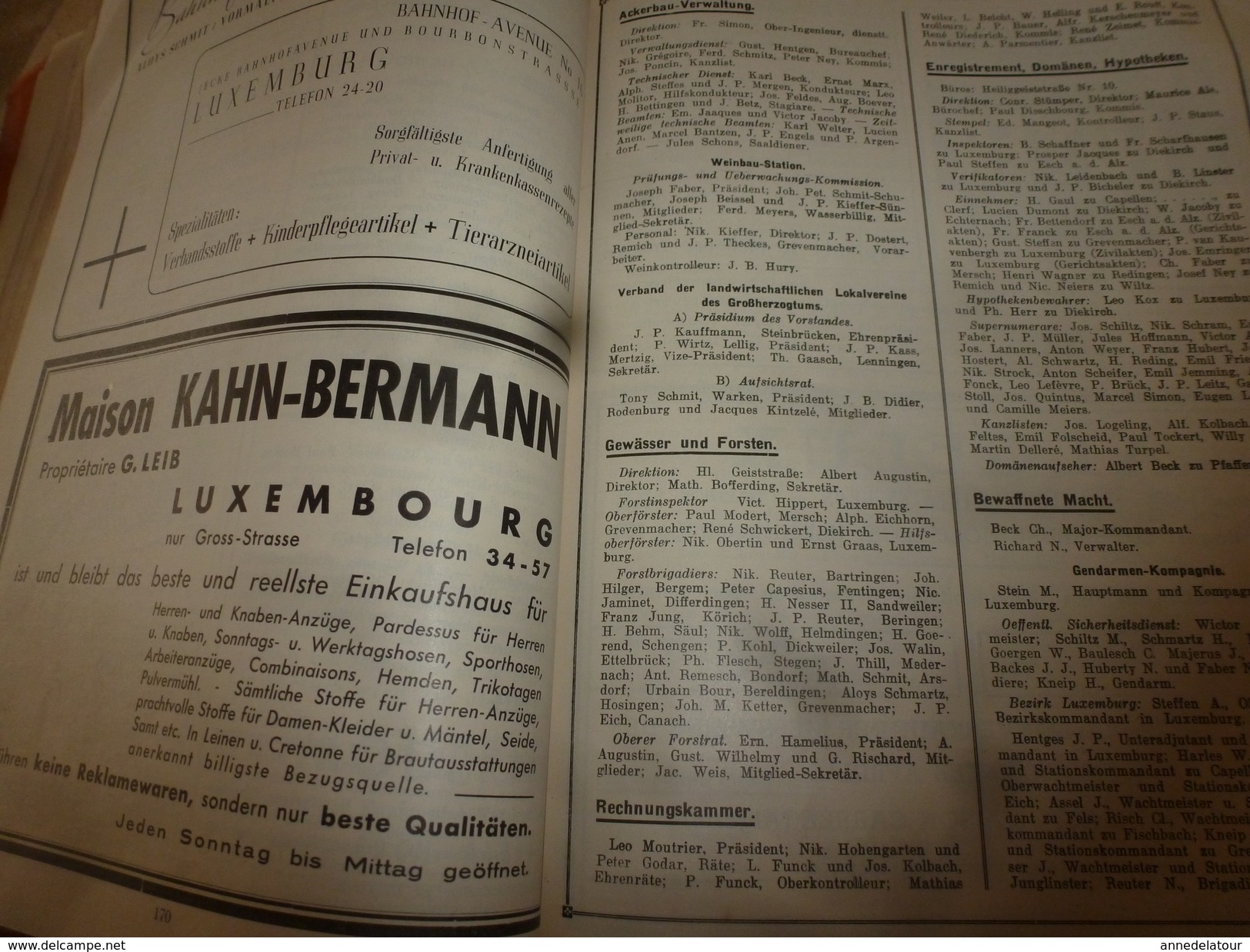 1937  MARIEN KALENDER ----> Luxemburg ; Ulflingen; Lebensweisheiten;Das Sühnekreuz;Humoristisches;etc