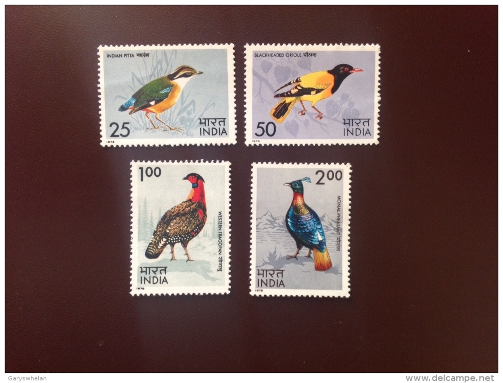 India Birds 1975 MNH - Sonstige & Ohne Zuordnung