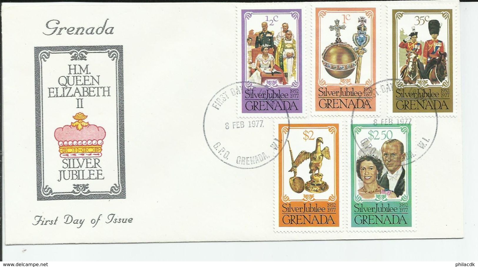 ROYAL WEDDING/SILVER JUBILEE/QUEEN ELISABETH 2 - LOT DE 50 FDC DIFFERENTS PAYS POUR ETUDE - 100 SCANNS RECTO VERSO