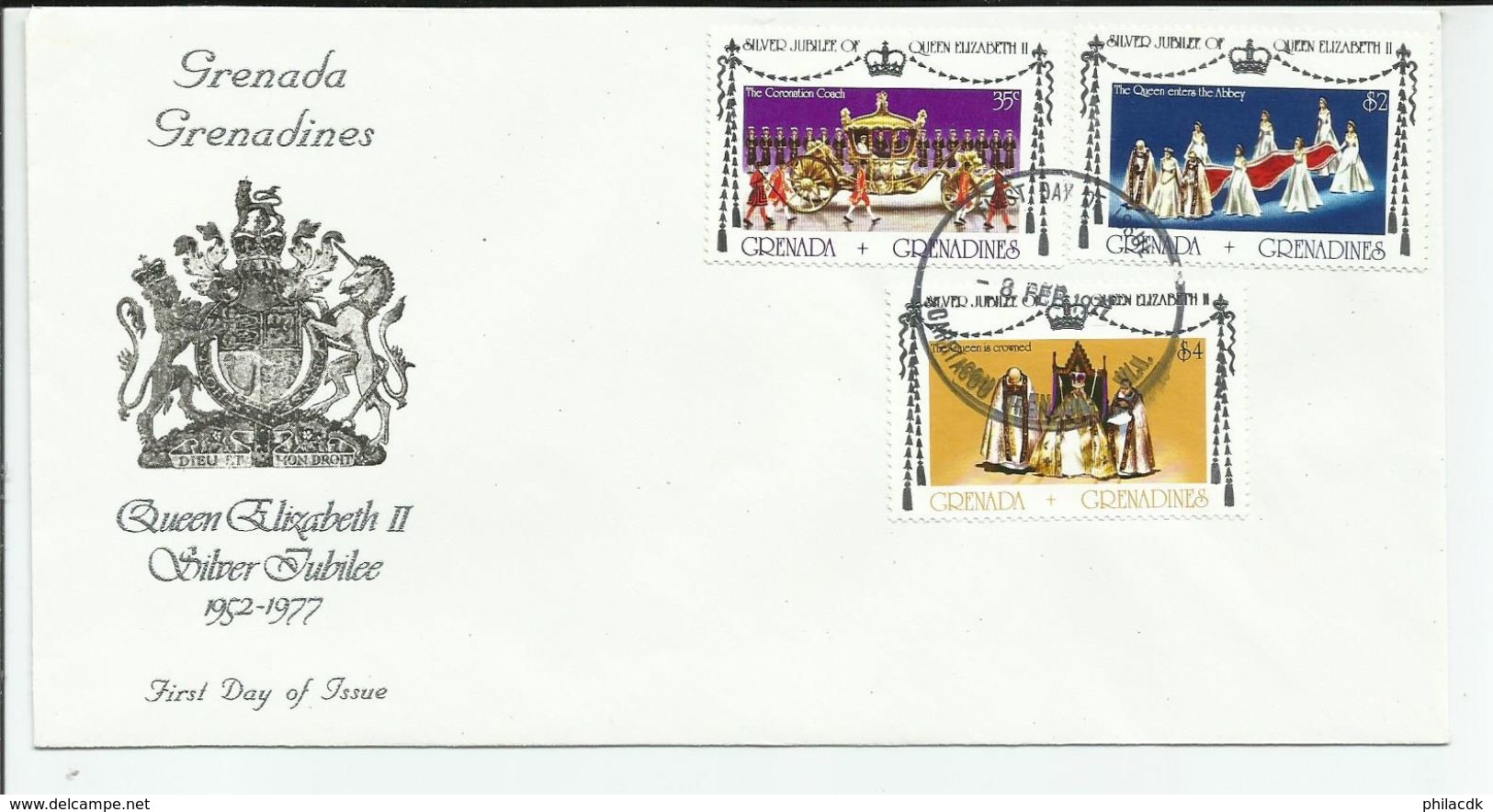 ROYAL WEDDING/SILVER JUBILEE/QUEEN ELISABETH 2 - LOT DE 50 FDC DIFFERENTS PAYS POUR ETUDE - 100 SCANNS RECTO VERSO