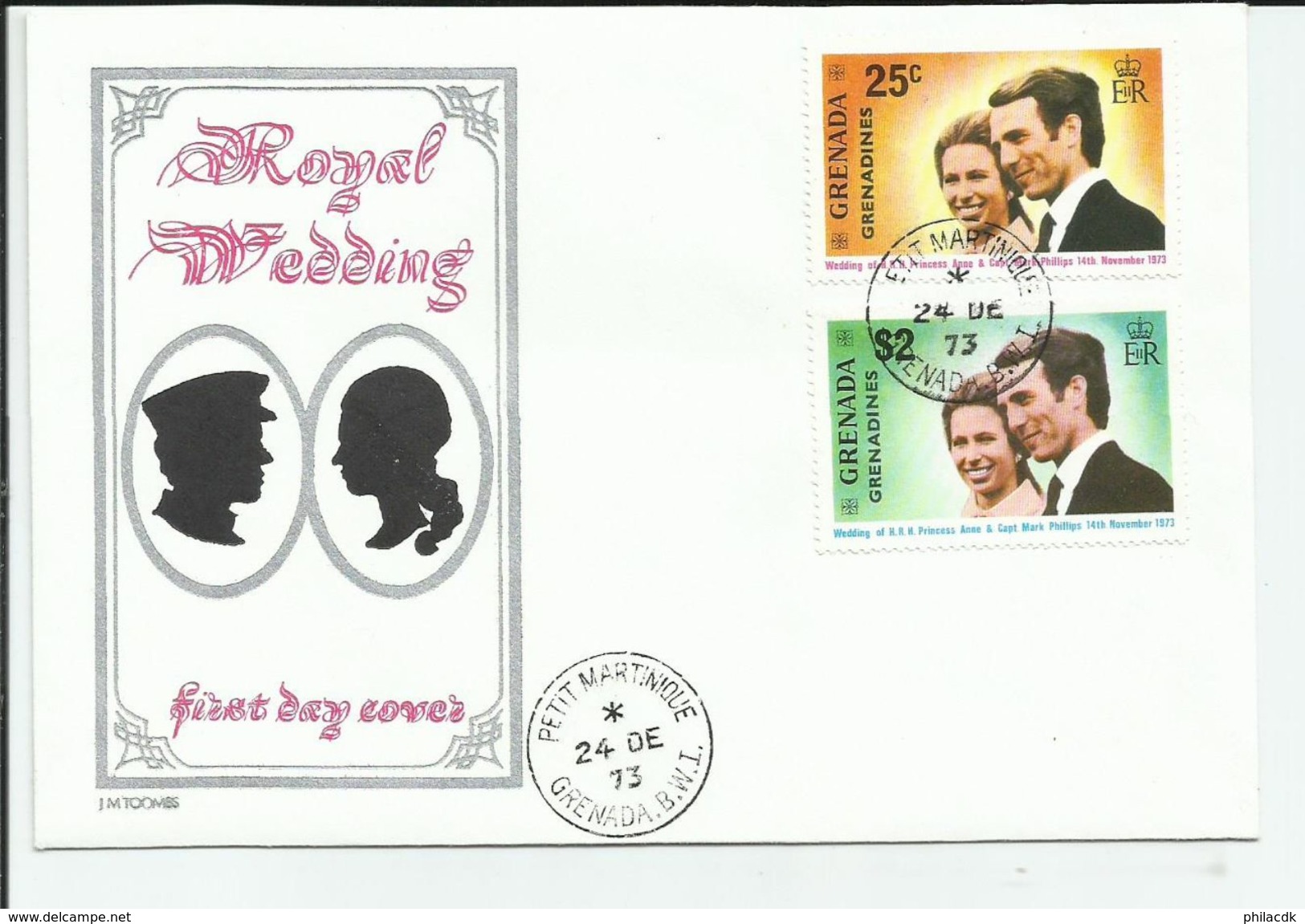 ROYAL WEDDING/SILVER JUBILEE/QUEEN ELISABETH 2 - LOT DE 50 FDC DIFFERENTS PAYS POUR ETUDE - 100 SCANNS RECTO VERSO