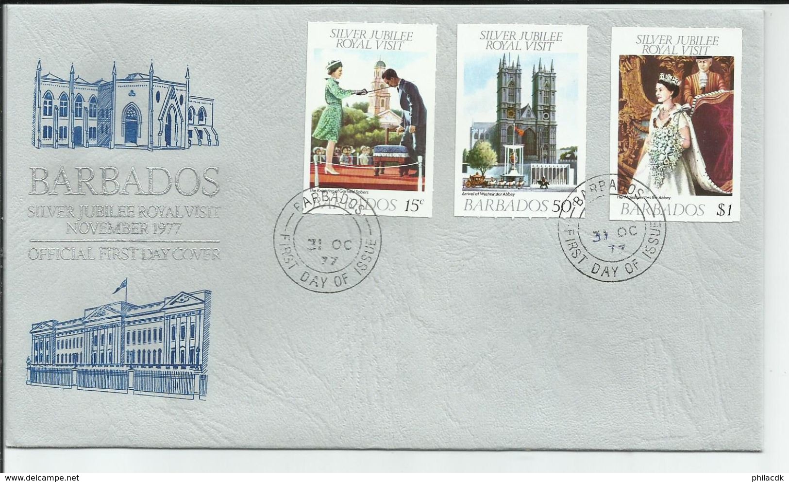 ROYAL WEDDING/SILVER JUBILEE/QUEEN ELISABETH 2 - LOT DE 50 FDC DIFFERENTS PAYS POUR ETUDE - 100 SCANNS RECTO VERSO