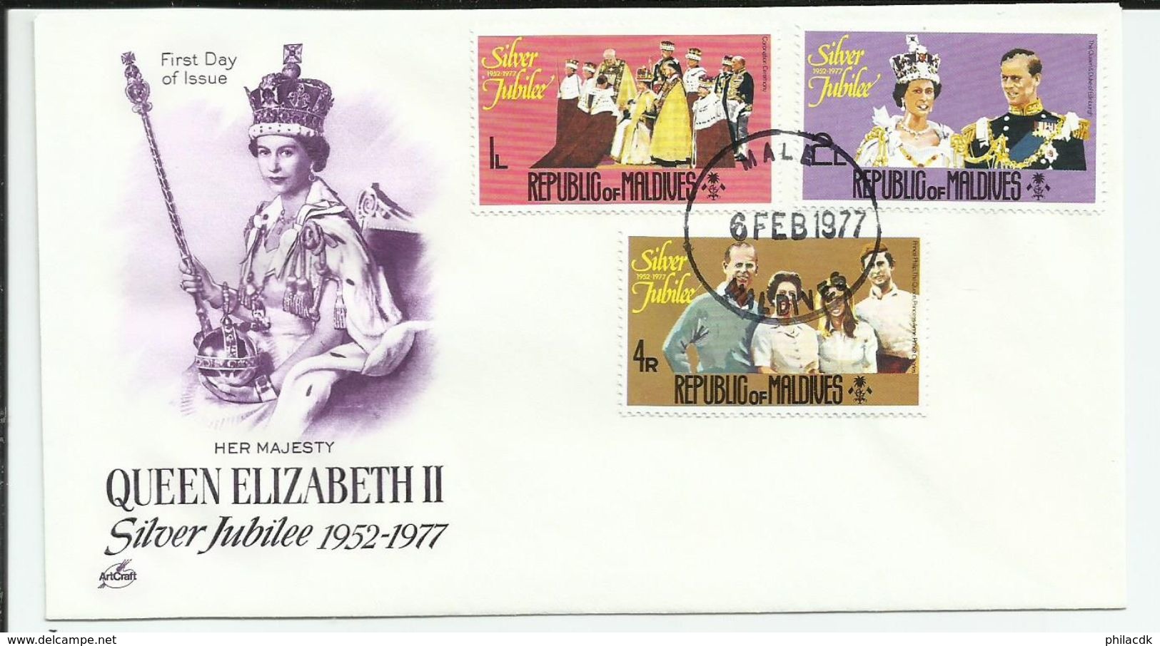 ROYAL WEDDING/SILVER JUBILEE/QUEEN ELISABETH 2 - LOT DE 50 FDC DIFFERENTS PAYS POUR ETUDE - 100 SCANNS RECTO VERSO