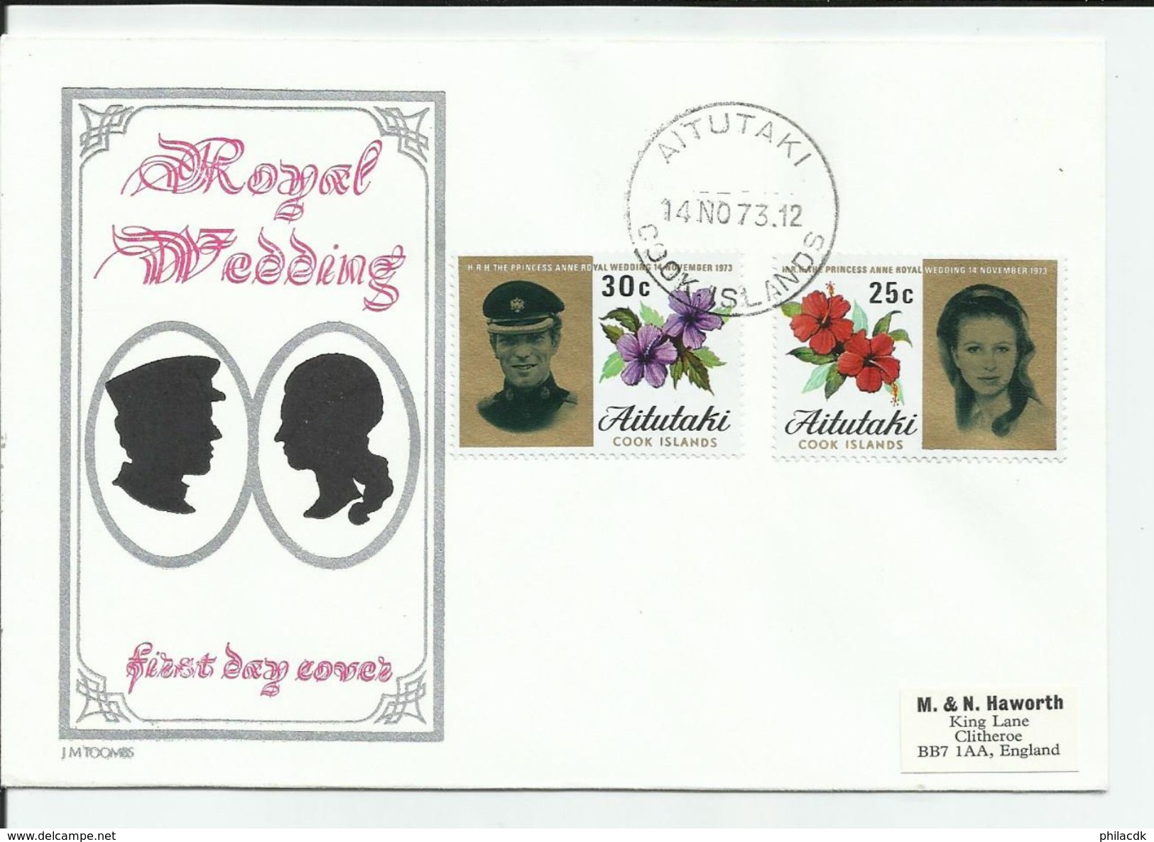 ROYAL WEDDING/SILVER JUBILEE/QUEEN ELISABETH 2 - LOT DE 50 FDC DIFFERENTS PAYS POUR ETUDE - 100 SCANNS RECTO VERSO