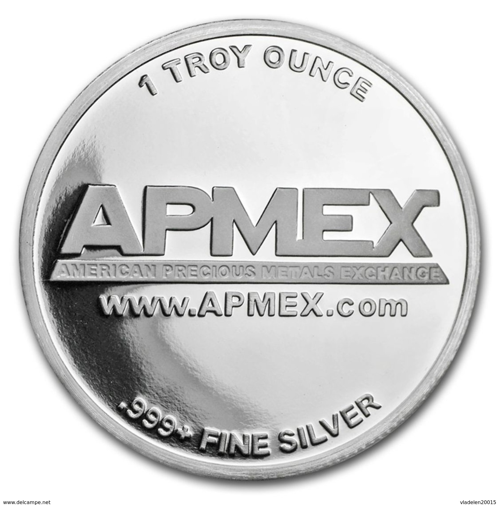 US Coins - 1 Ounce Silver Color Round - APMEX (Firefighter - Seal) Fireman. - Niue