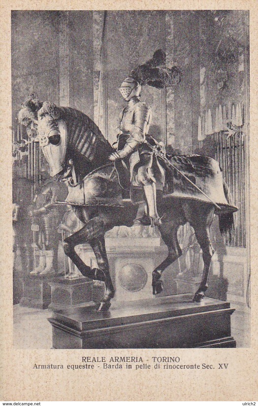 AK Torino - Reale Armeria - Armatura Equestre - Barda In Pelle Di Rinoceronte Sec. XV (32510) - Musées