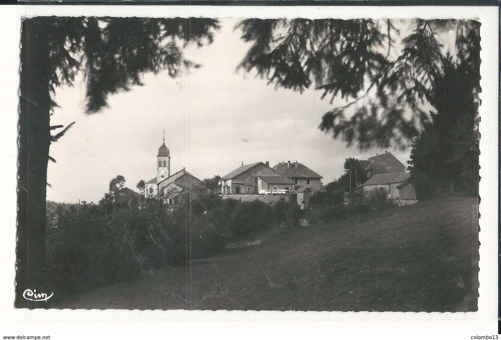 39 CARTE PHOTO UN COIN D'ETIVAL PAR CLAIRVAUX LES LACS 1956 - Clairvaux Les Lacs