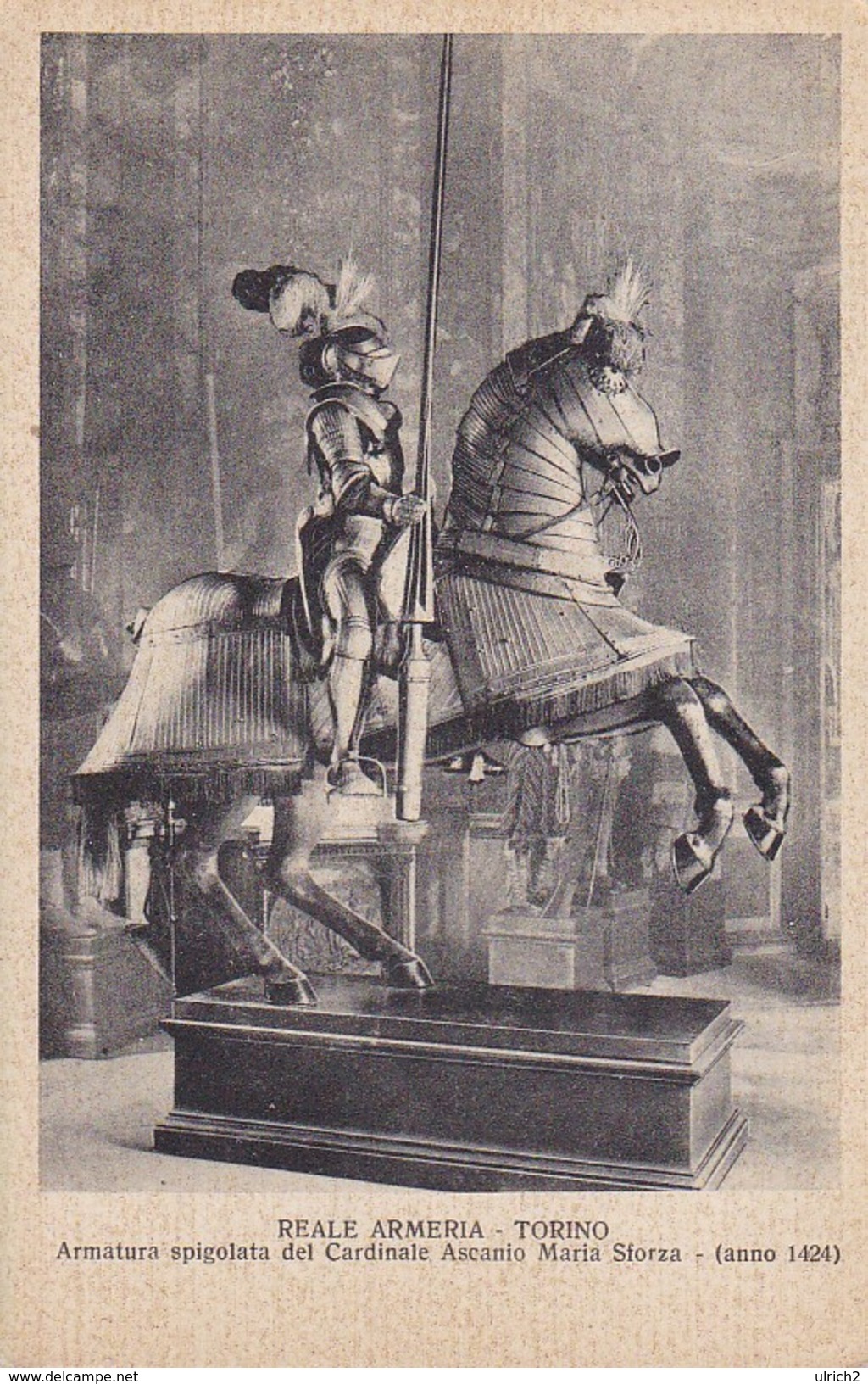 AK Torino - Reale Armeria - Armatura Spigolata Del Cardinale Ascanio Maria Sforza - Anno 1424 (32513) - Musées