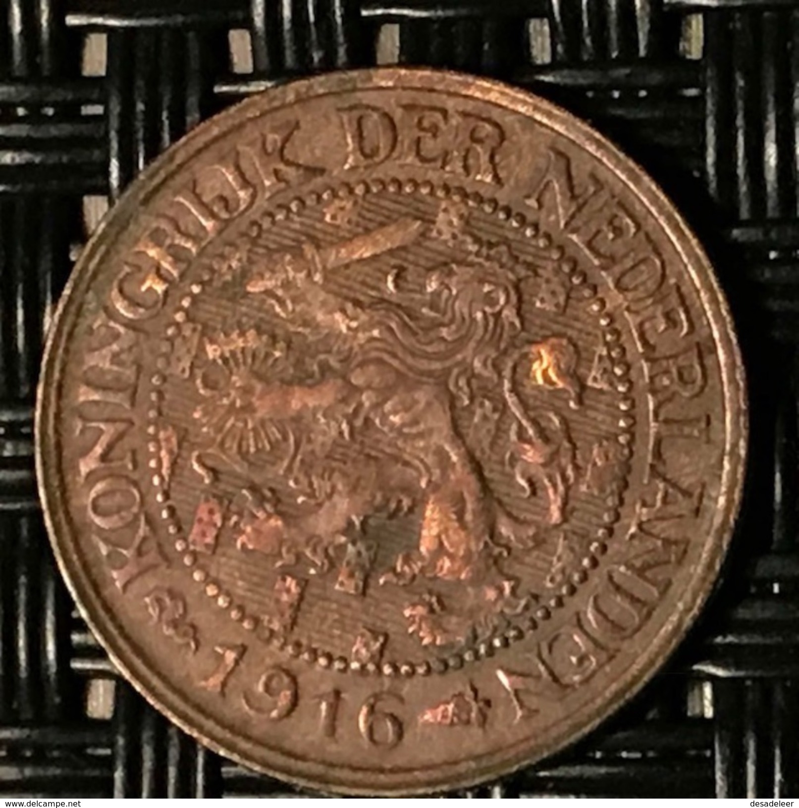 NETHERLANDS - 1 Cent 1916 - 1 Cent