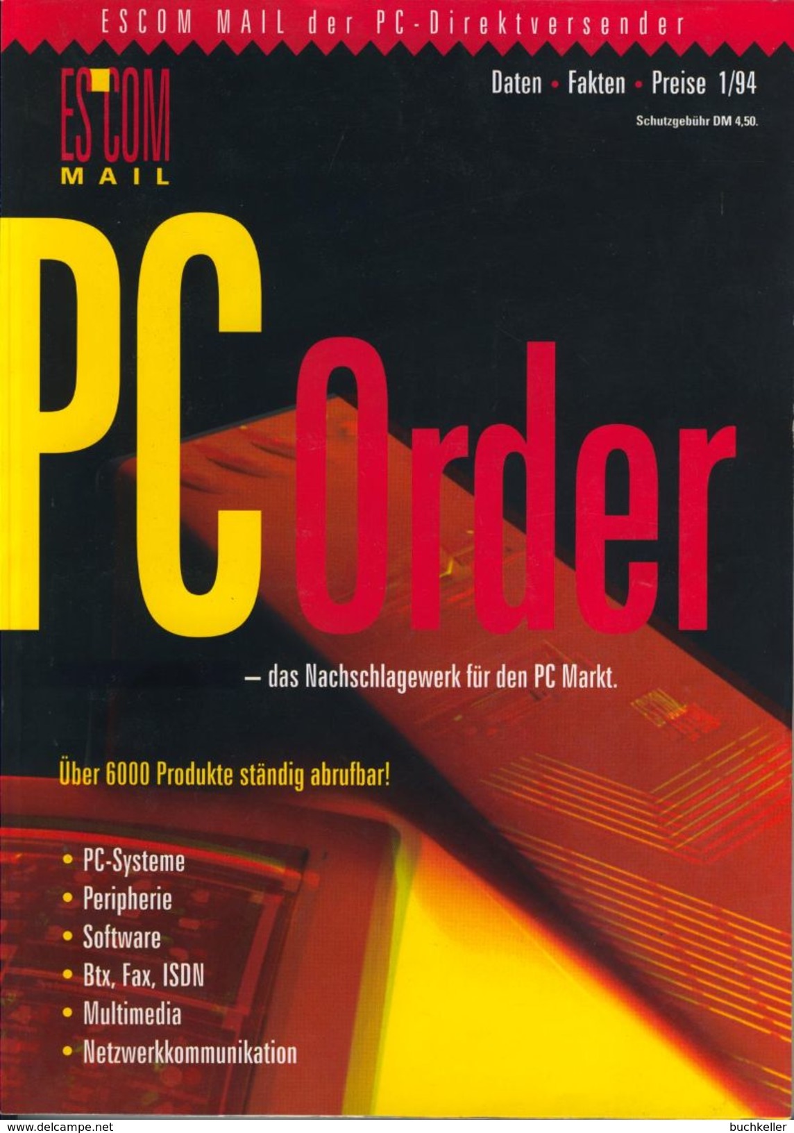 Alter Versandkatalog: ESCOM Computer Daten - Fakten - Preise 1/1994 - Kataloge