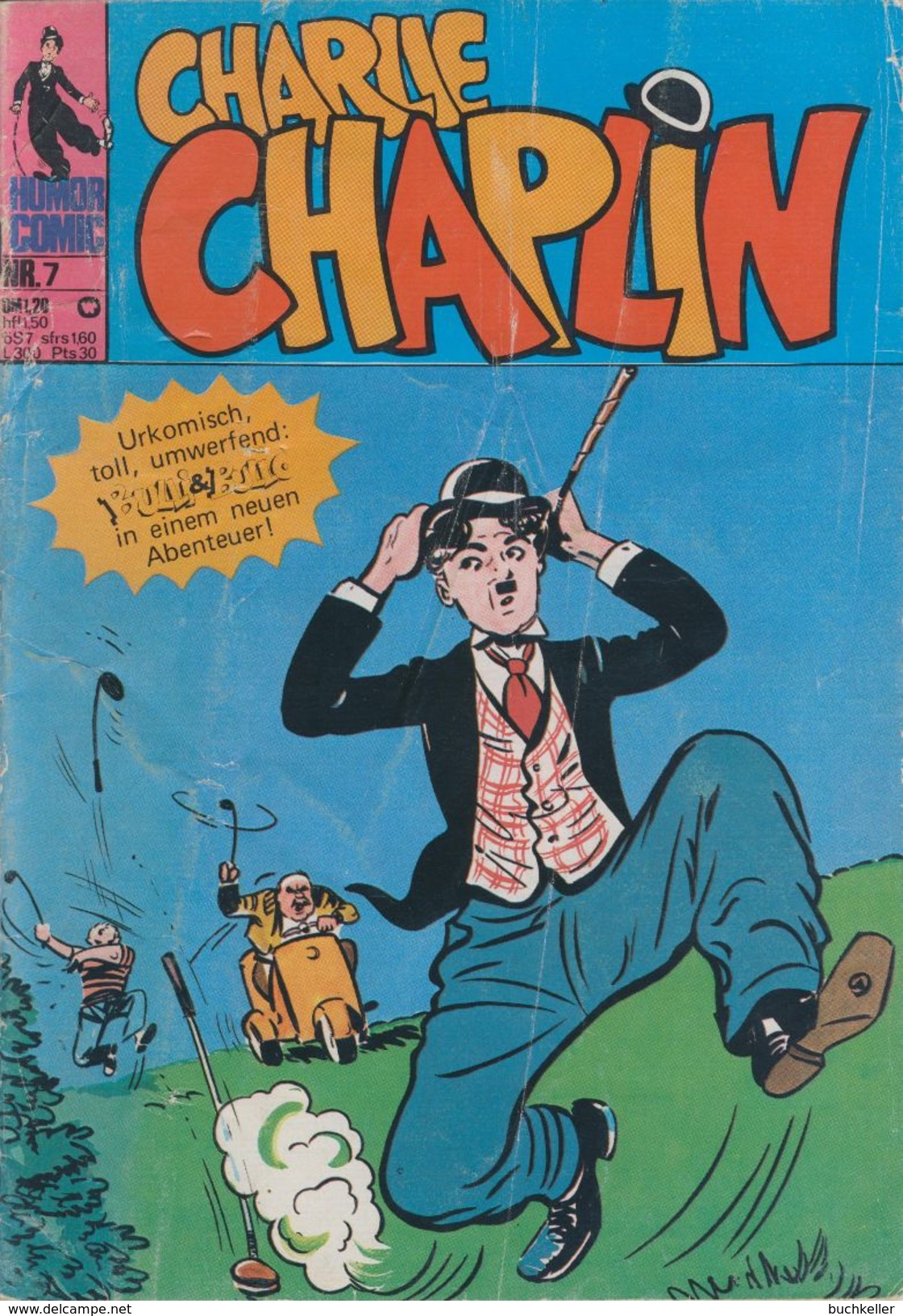 Charlie Chaplin Nr. 7 Williams Verlag Comicheft - Otros & Sin Clasificación