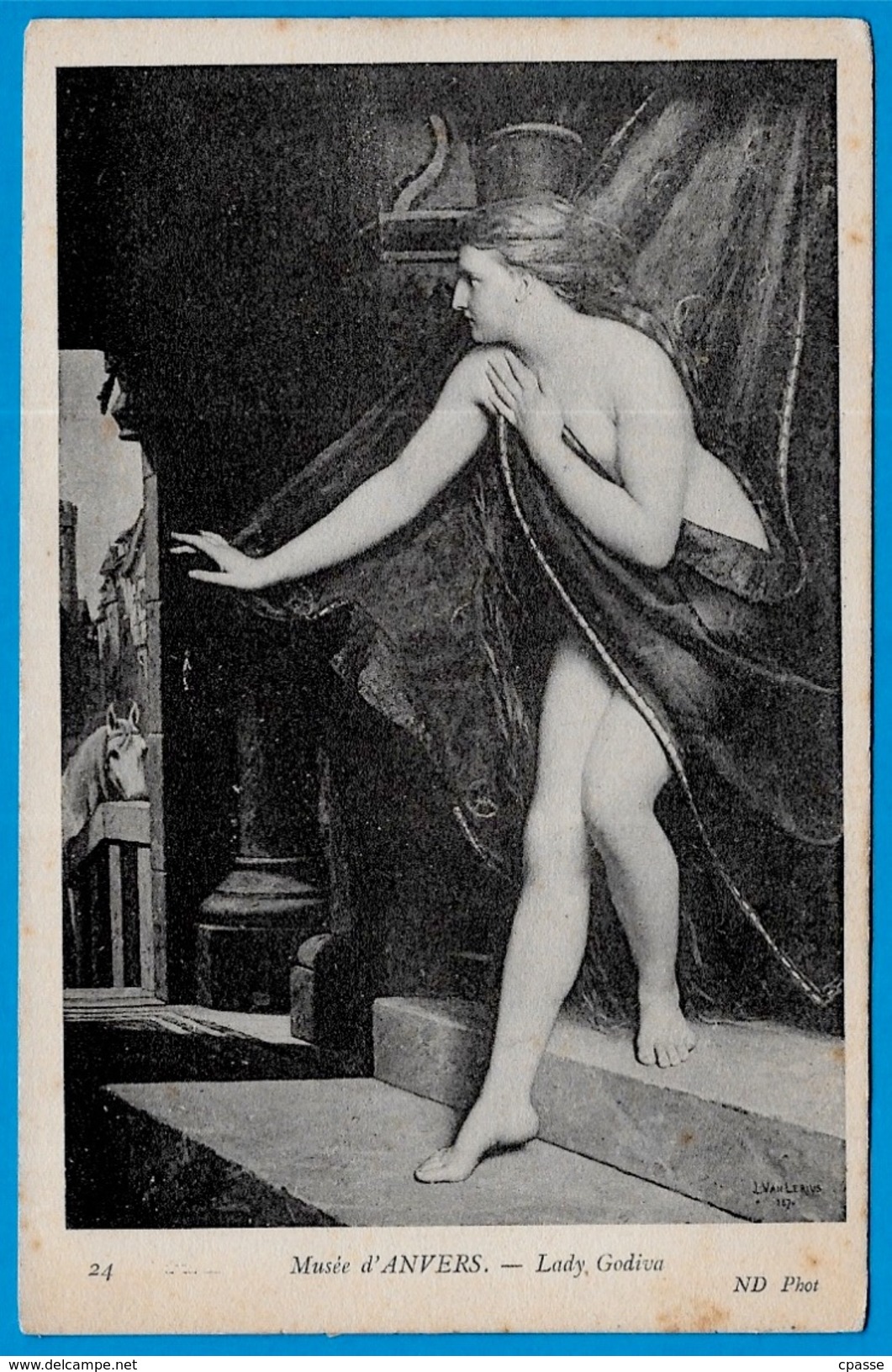 CPA Musée D'ANVERS - Lady GODIVA ** Tableau Nu Féminin Femme Nue Nude Woman Peinture Art - Malerei & Gemälde