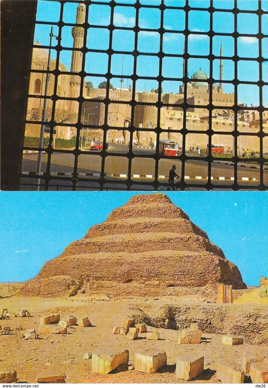 Lot De 12 Cartes Non Circulées: Le Caire (Cairo, 1 De Sakkara) - Mosque At The Citadel - Kairo