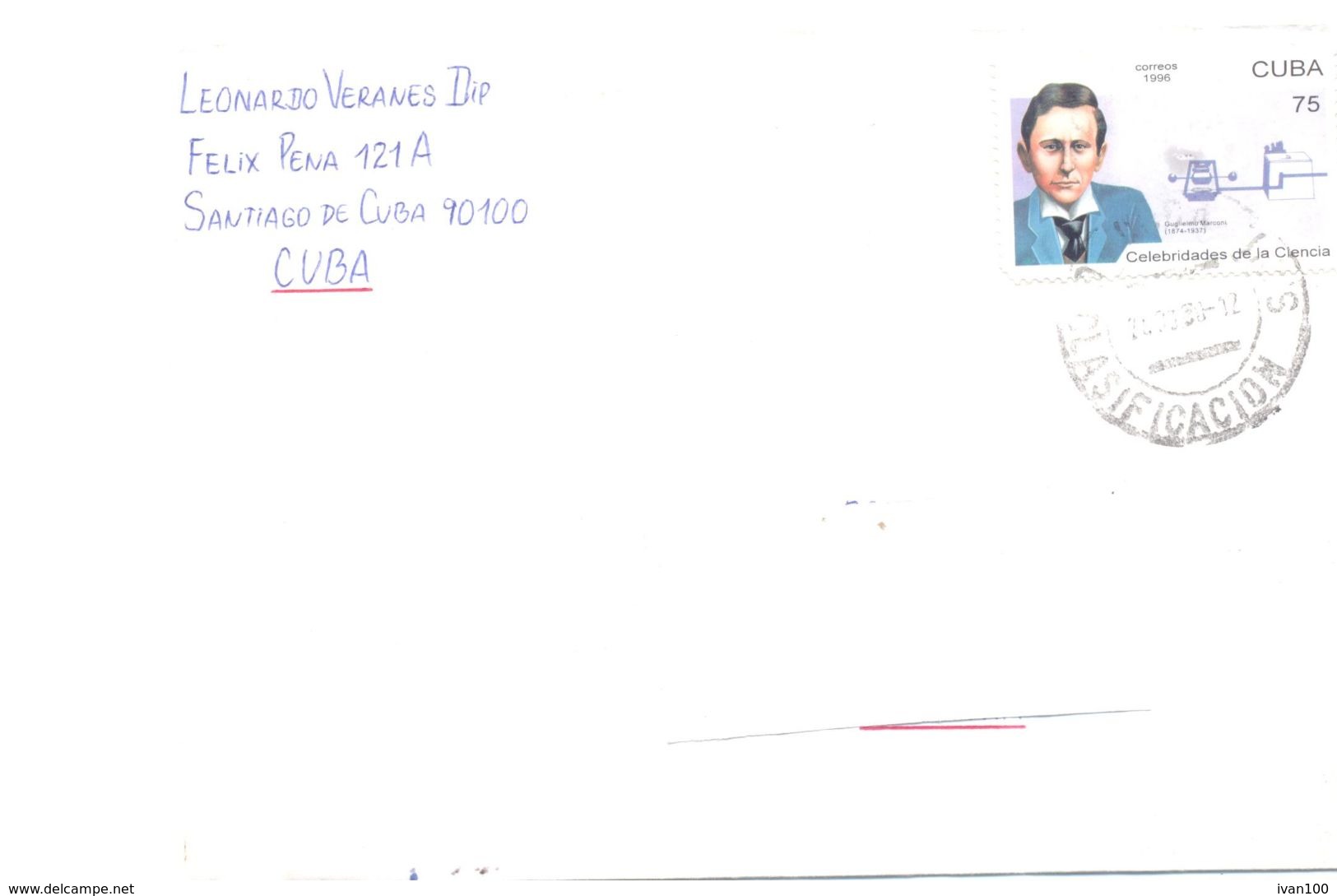 2000. Cuba, The Letter Sent  Air-mail Post To Moldova - Brieven En Documenten