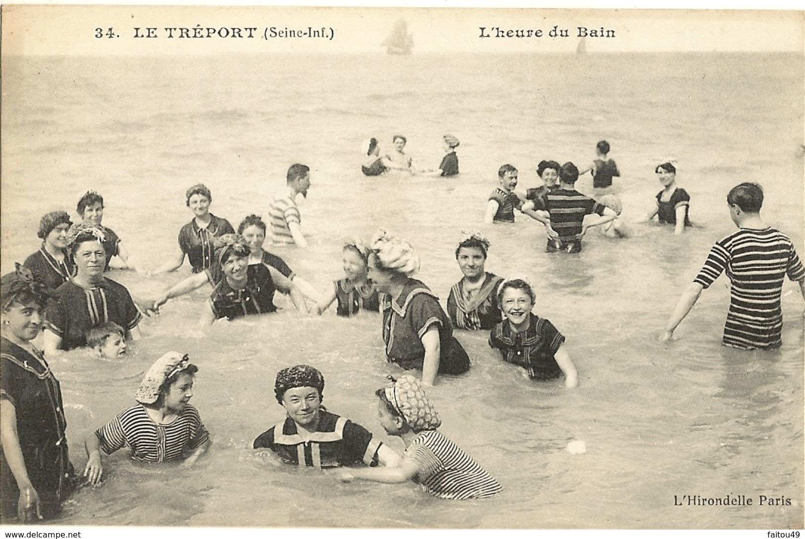 LE TREPORT -  L'heure Du Bain  165 - Le Treport