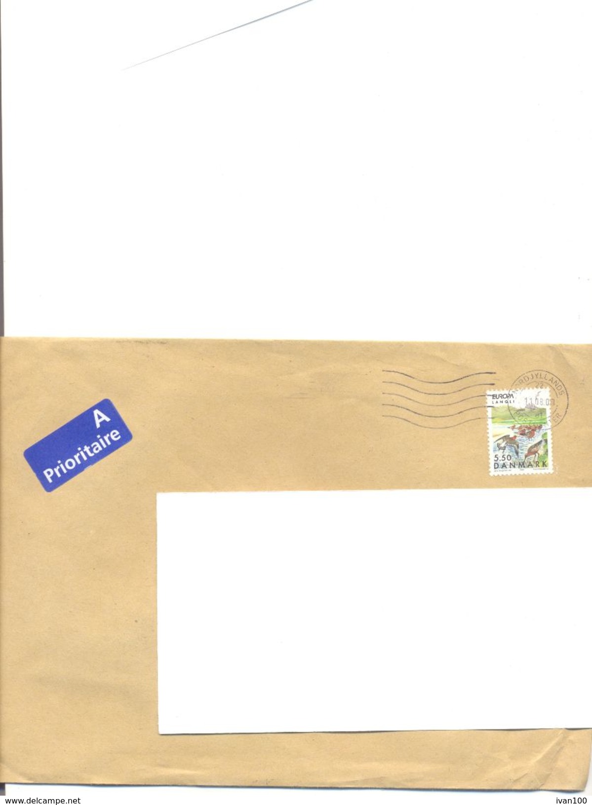 2000. Denmark,  The Letter Sent By  Air-mail Post To Moldova - Brieven En Documenten