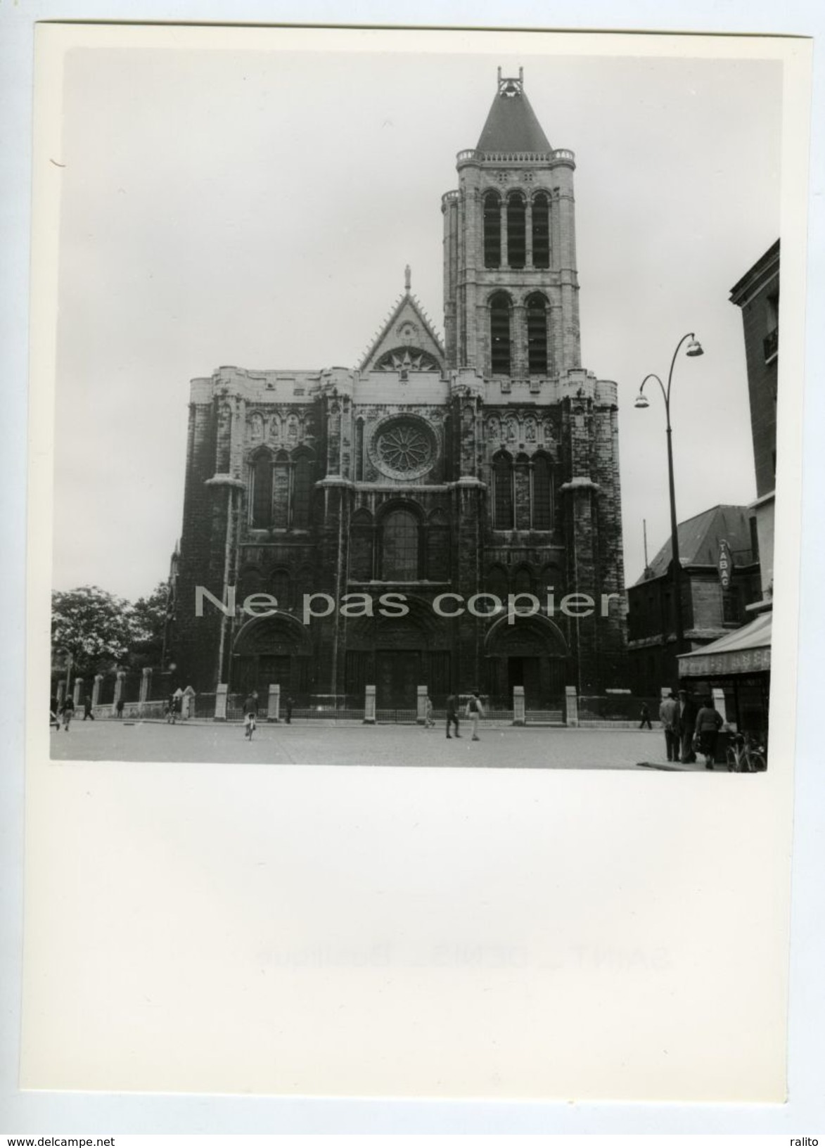 SAINT-DENIS La Basilique Vers 1960 SEINE-SAINT-DENIS 93 GRANDE PHOTO - Lieux