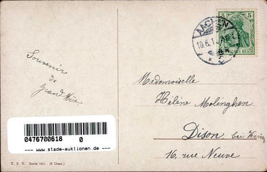 Thiele, Arthur Dackel Personifiziert TSN-Verlag 949 Künstlerkarte 1912 I-II - Thiele, Arthur