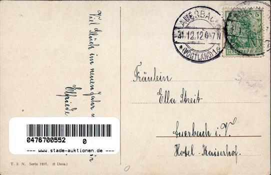 Thiele, Arthur Schneemann TSN-Verlag 1297 Künstlerkarte 1912 I-II - Thiele, Arthur