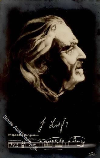 Metamorphose Liszt, Franz Foto-Karte I-II Surrealisme - Non Classificati