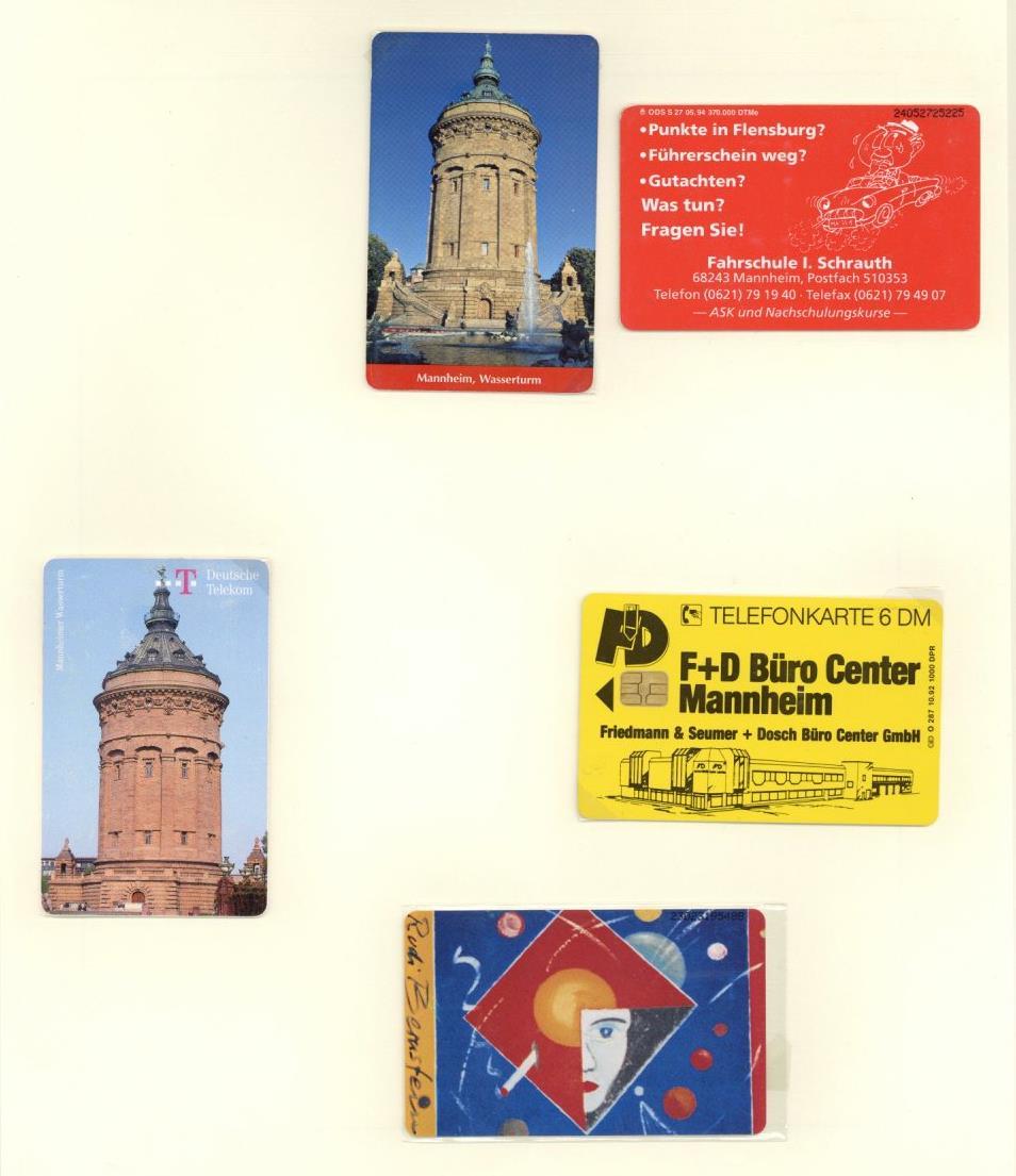 Telefonkarten Mannheim (6800) Sammlung Mit 19 Seltenen Karten I-II - Zonder Classificatie
