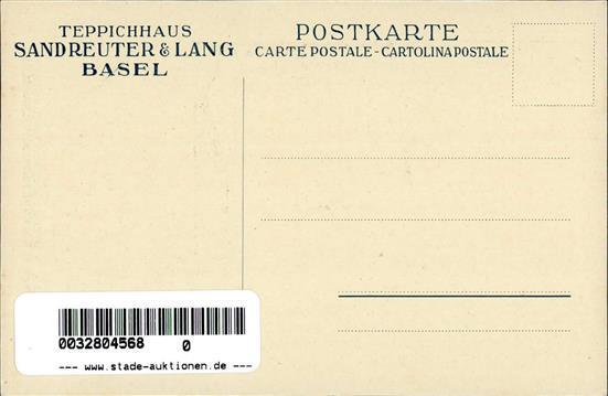 Werbung Basel (4000) Schweiz Sandreuter & Lang Orientalische Teppiche I-II Publicite - Pubblicitari