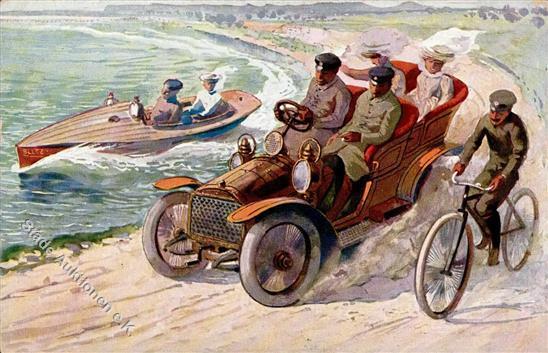 Ausstellung Schweizerische Automobil Fahrrad U. Motorboot Ausstellung 1908 I-II Expo Cycles - Esposizioni