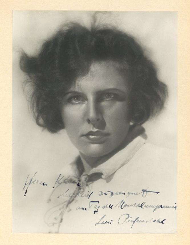 Schauspieler Riefenstahl, Leni Foto Ca. 14,5 X 20 Cm Mit Autogramm I-II - Attori