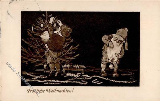 Zwerg Sign. Morgan, F. Townsend TSN-Verlag 1061 Künstlerkarte 1910 I-II (fleckig) Lutin - Fiabe, Racconti Popolari & Leggende