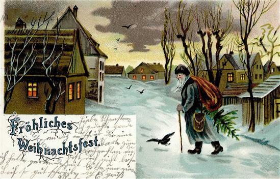 WEIHNACHTSMANN - Litho 1903 I-II - Kerstman