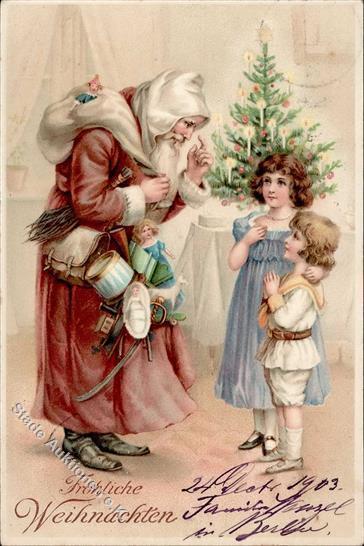Weihnachtsmann Kinder Puppe Spielzeug 1903 I-II Pere Noel Jouet - Kerstman
