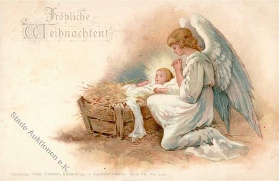 Engel Weihnachten TSN-Verlag 5412 I-II Noel Ange - Angeli