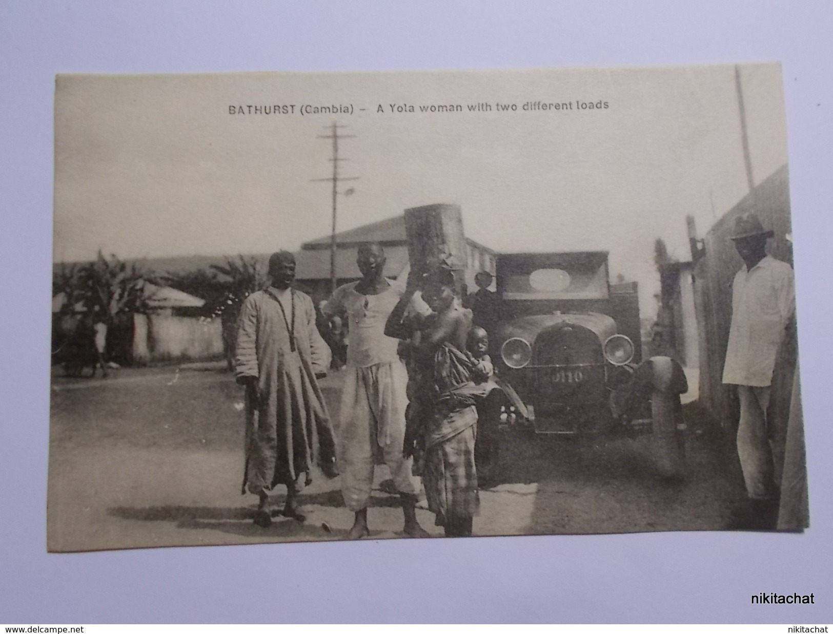 Bathurst-A Tola Woman With Two Different Loads - Gambie