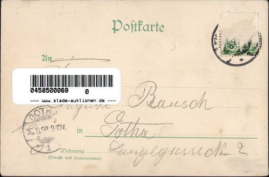 Adel Sachsen Großherzog Carl Alexander 1898 I-II (Marke Teilweise Entfernt) - Geschiedenis