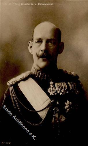 Adel Griechenland König Konstantin Foto AK I-II - History