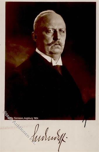 Politiker Ludendorff Mit Unterschrift Foto AK I-II - Storia