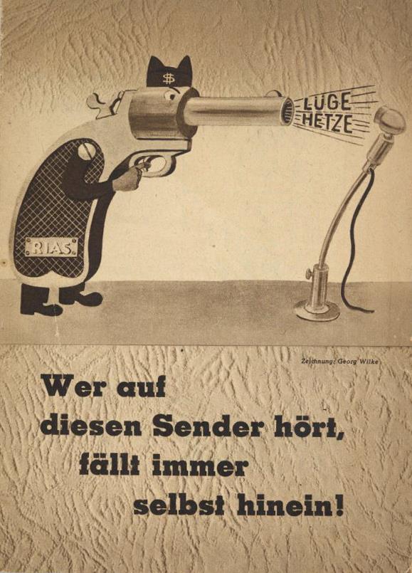 Buch Politik Antipropagada Der DDR Broschüre Wer Auf Diesen Sender Hört, Fällt Immer Selbst Hinein Hrsg. Büro Des Präsid - Evenementen