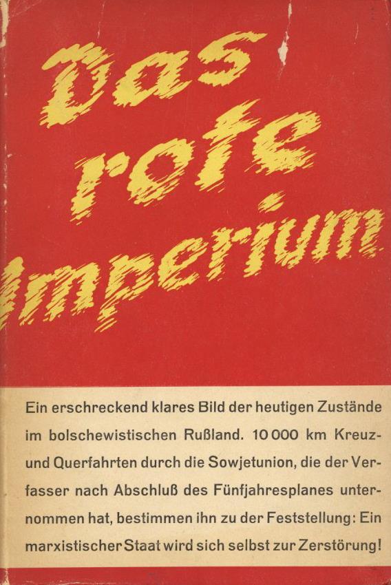 Buch Politik Das Rote Imperium Kramer, F. A. Ca. 30'er Jahre Verlag Josef Kösel & Friedrich Pustet 214 Seiten II - Evenementen