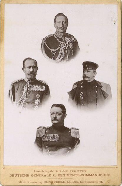 WK I Kabinettfoto Wilhelm II I-II - Guerra 1914-18