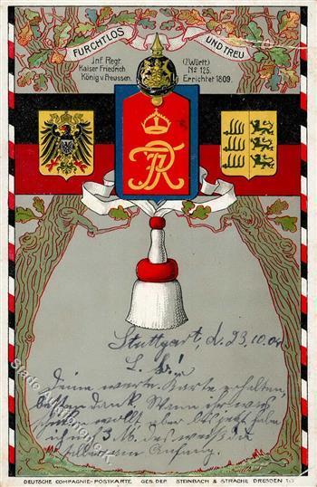 Regiment 125 STUTTGART I-II - Regimenten