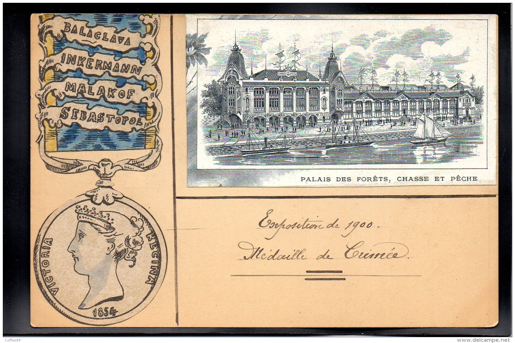 CRIMEE - Exposition De 1900 - Médaille De Crimée - Victoria Régina 1854 - Ucraina