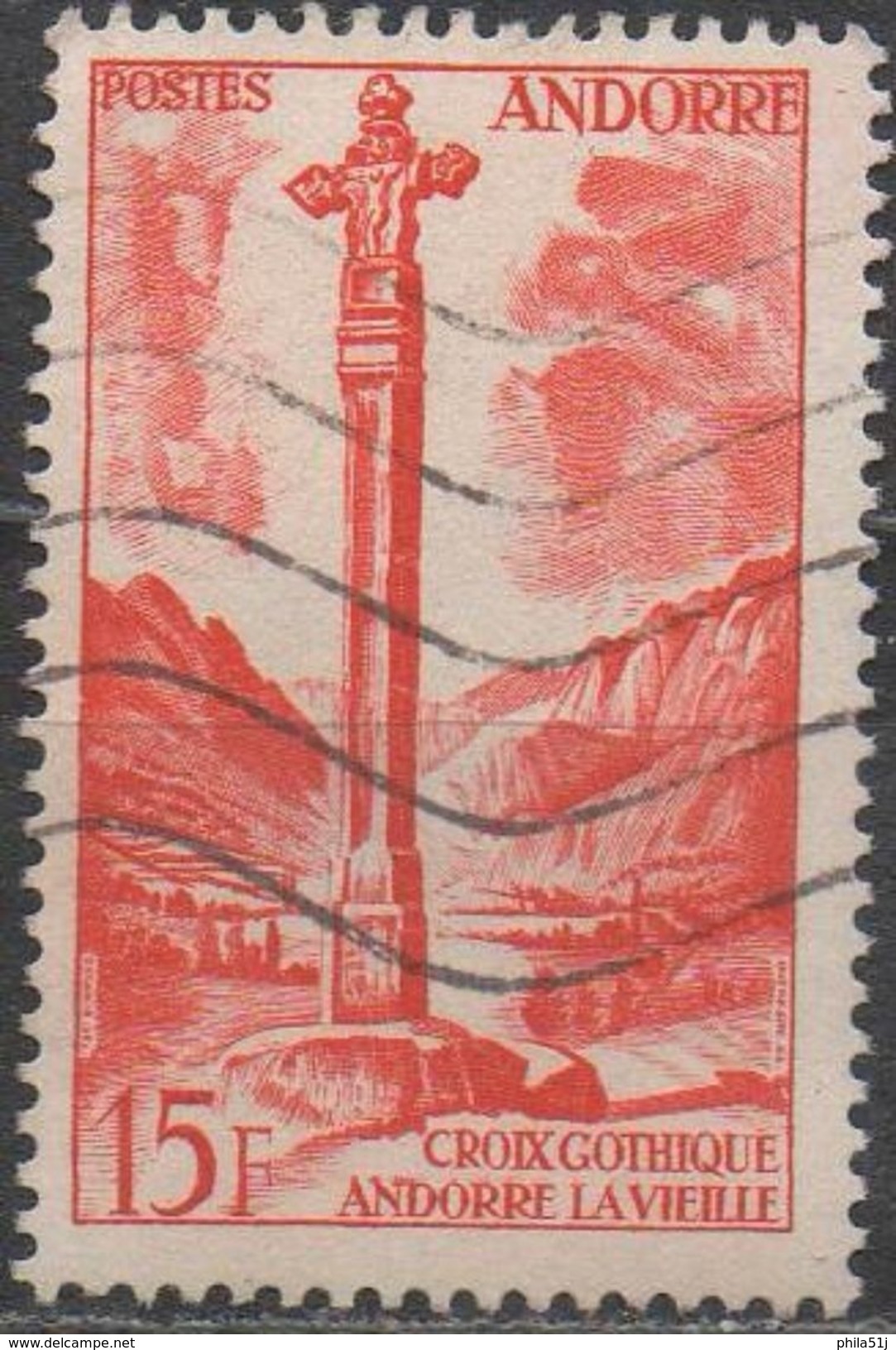 ANDORRE  FRANCAIS  N°146__OBL VOIR SCAN - Used Stamps