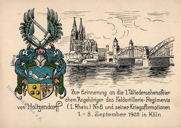 Regiment Nr. 8 Feldartillerie Regt. Von Holtzendorf (1.Rhein) Und Seine Kriegsformationen I-II - Regimenten