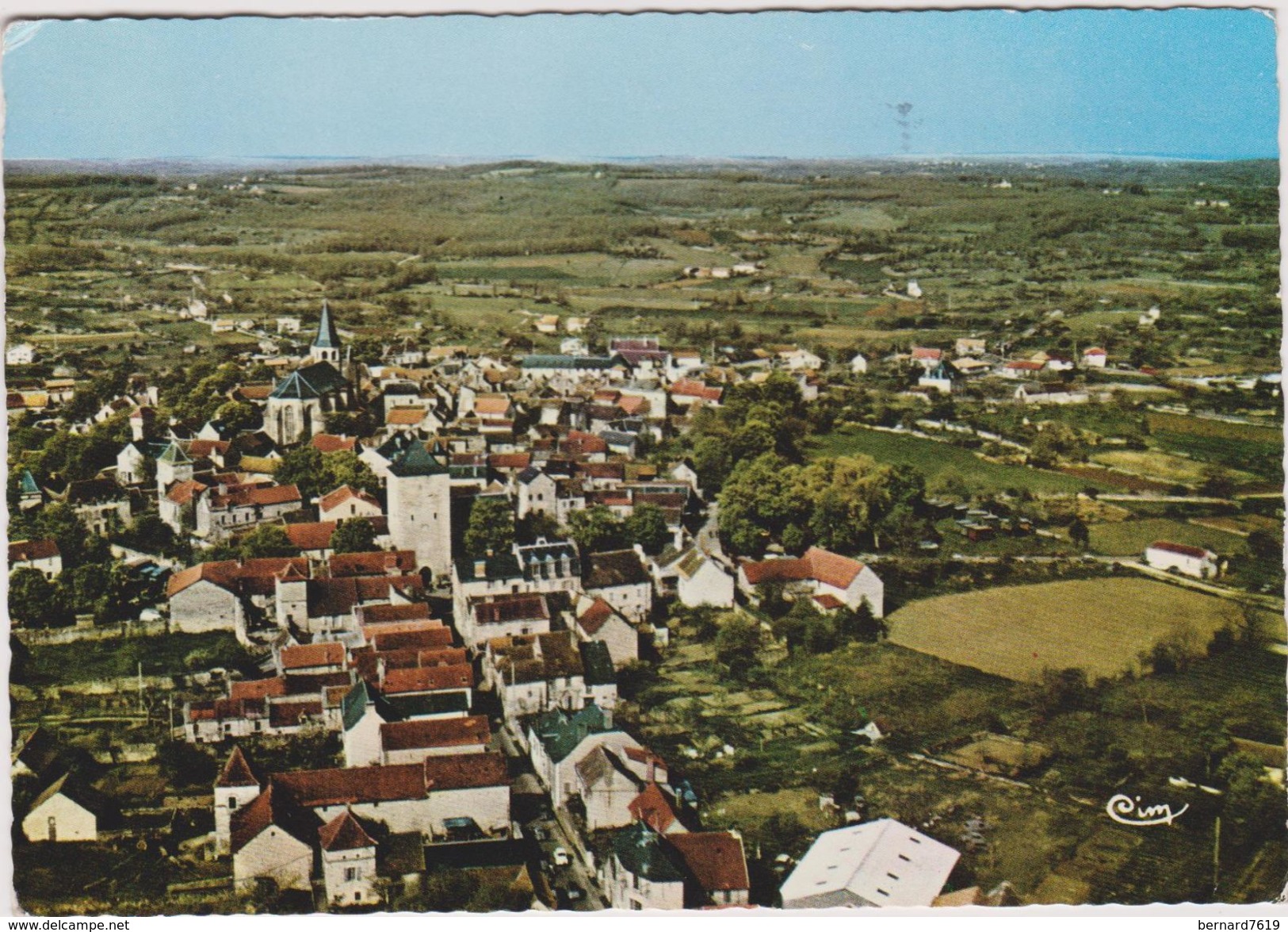 12 Villeneuve D'aveyron Vue Generale Aerienne - Vabres