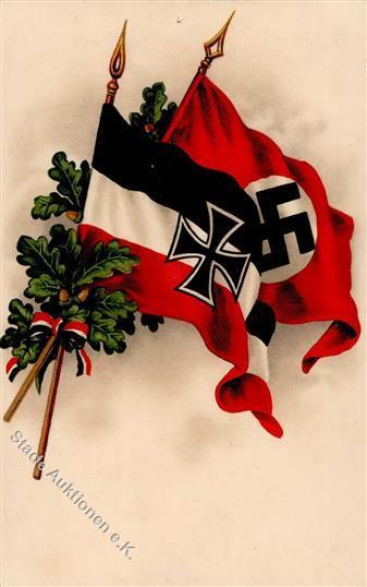 Propaganda WK II Fahnen Weihnachten I-II (Reißnagelloch) Noel - Weltkrieg 1939-45