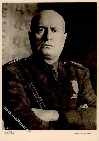 Mussolini WK II Foto AK I-II - Oorlog 1939-45