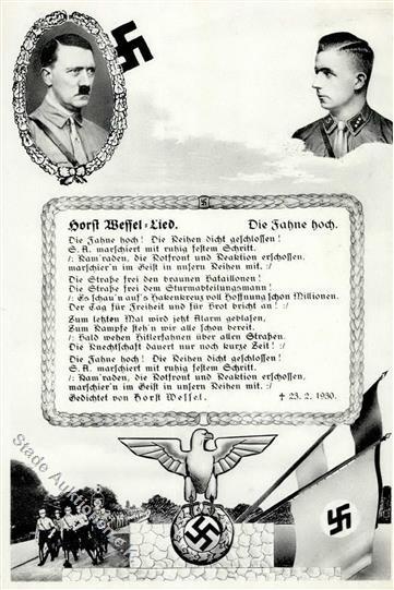 HORST WESSEL LIED Hitler WK II - I - Oorlog 1939-45