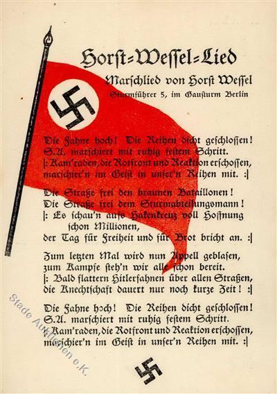 HORST WESSEL LIED WK II - I - Oorlog 1939-45