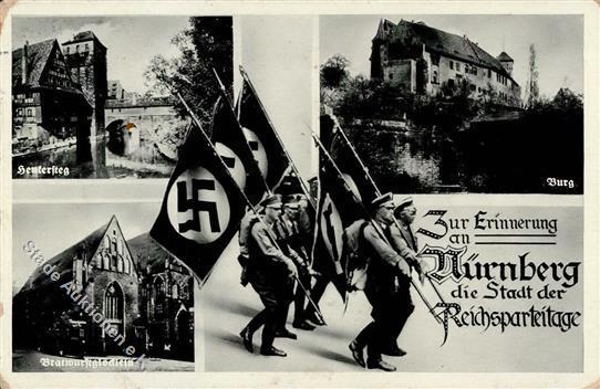 Reichsparteitag Nürnberg (8500) WK II  I-II (Ecke Abgestossen) - Oorlog 1939-45
