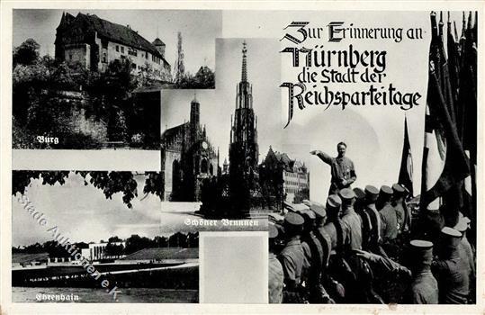 Reichsparteitag Nürnberg (8500) WK II Hitler  I-II - Guerra 1939-45